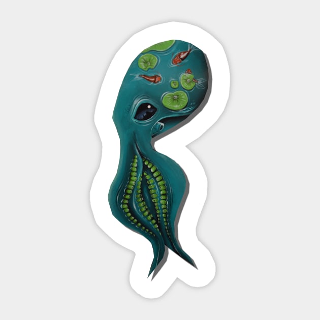 blueoctopus Sticker by Artelies202